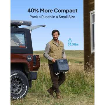 BLUETTI Elite 200 V2 Portable Power Station, 2073.6Wh LiFePO4 Battery Backup w/ 4 2600W AC Outlets (3900W Power Lifting), 17-Year Lifespan, Solar Generator for Camping, Off-grid, Power Outage