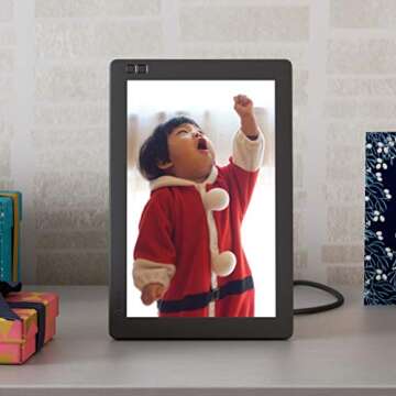 Nixplay Seed 10 Inch WiFi Digital Picture Frame - Share Moments Instantly via App or E-Mail