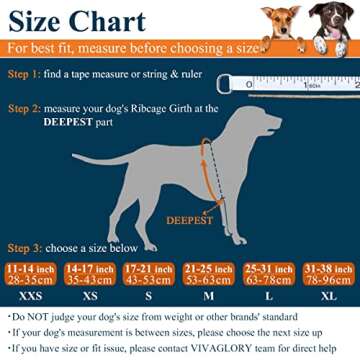 VIVAGLORY Ripstop Dog Life Jacket for Small Medium Large Dogs Boating, Swimming Vest for Dogs with E...