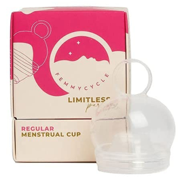 FemmyCycle Menstrual Cup - Soft Silicone, 12 Hour Protection