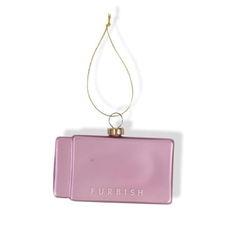 FURBISH Vibrant Christmas Tree Glass Ornament - Festive Decor