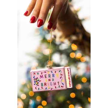 FURBISH Vibrant Christmas Tree Glass Ornament - Festive Decor