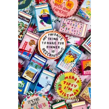 FURBISH Vibrant Christmas Tree Glass Ornament - Festive Decor