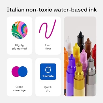 ARTISTRO Acrylic Paint Pens - Ideal for Creative Minds