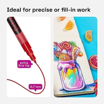 ARTISTRO Acrylic Paint Pens - Ideal for Creative Minds