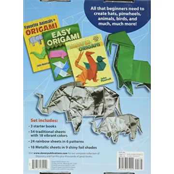Origami Fun Kit for Beginners with Three Books