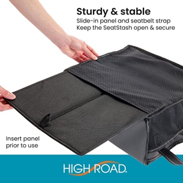 High Road SeatStash Car Organizer with Tissue Holder