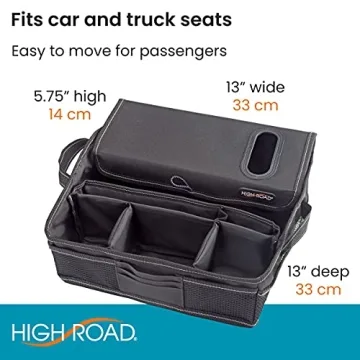 High Road SeatStash Car Organizer with Tissue Holder