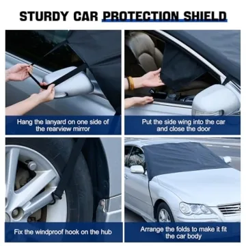 Subody Cldkz Windshield Cover | Versatile All-Weather Protector for Cars, SUVs, and Trucks