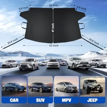 Subody Cldkz Windshield Cover for Ice and Snow