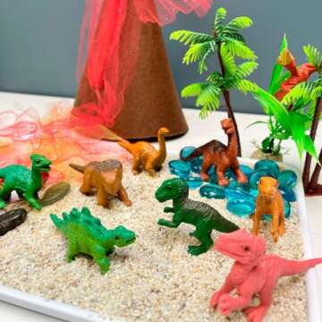 Safari Ltd. Baby Dinosaurs TOOB - 10 Figurines: Pteranodon, Apatosaurus, Triceratops, Brachiosaurus,...