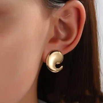 Chic Gold Chunky Earrings Perfect for Any Occasion