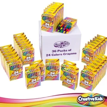 Creative Kids Bulk Crayons 864 - Ideal for Classrooms