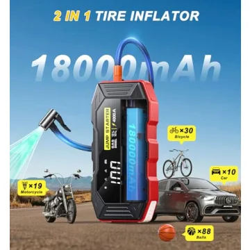 Jump Starter with Air Compressor for All Vehicles