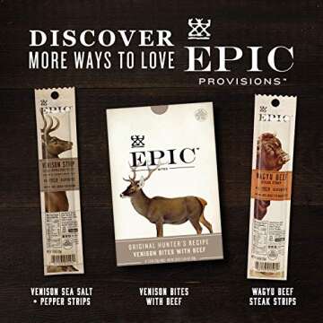 EPIC Bars Variety Pack: Delicious Keto-Friendly Snacks