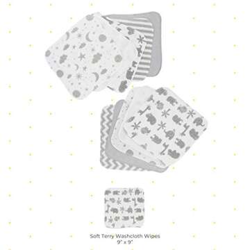 Spasilk Washcloth Set for Newborns - Soft & Practical Gift