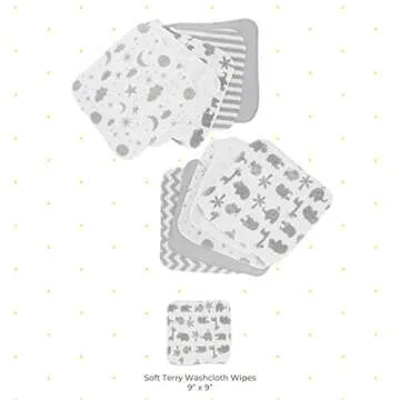 Spasilk Washcloth Set for Newborns - Soft & Practical Gift