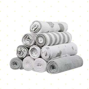 Spasilk Washcloth Set for Newborns - Soft & Practical Gift