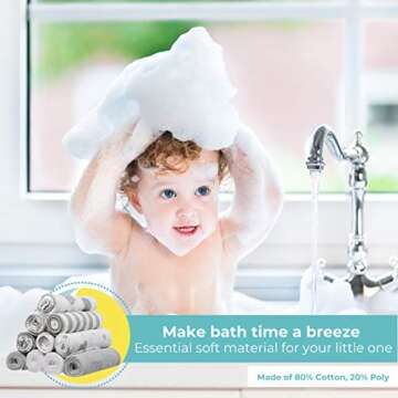 Spasilk Washcloth Set for Newborns - Soft & Practical Gift