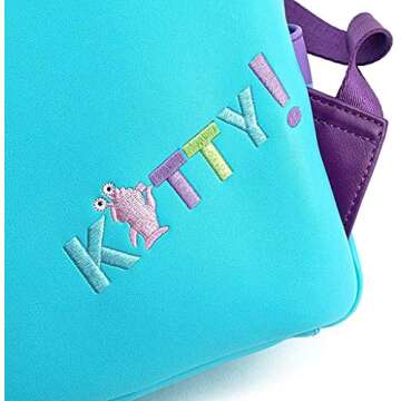 Loungefly Disney Sully with Boo Pouch Cosplay Womens Double Strap Shoulder Bag Purse