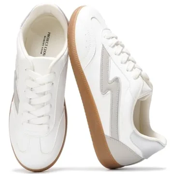 Trendy Project Cloud Irita Women's Casual Sneakers - Comfortable Lace-up Shoes with Memory Foam