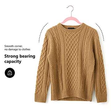 Cozymood Pink Velvet Hangers - Premium Non-Slip Design