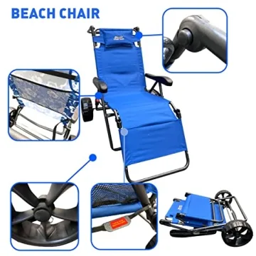 Versatile Beach Cart Chair – Easy 2-in-1 Design for All Outdoor Fun