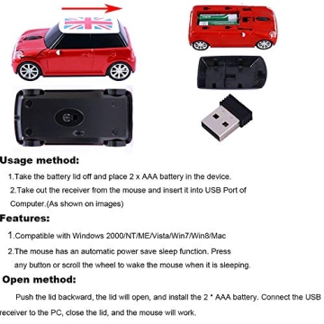 Kamouse Wireless Car Mouse – Cute, Fun & Functional PC Accessory