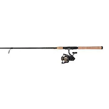 PENN 7’ Battle III Fishing Rod and Reel Spinning Combo, 7’, 1 Graphite Composite Fishing Rod with 6 Reel, Durable, Break Resistant and Lightweight,Black/Gold