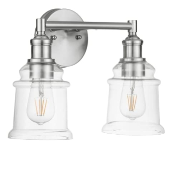 Prominence Home Eaton Ridge Brushed Nickel Vanity Light