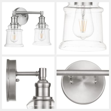 Prominence Home Eaton Ridge Brushed Nickel Vanity Light