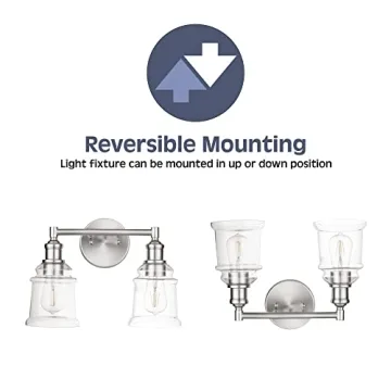 Prominence Home Eaton Ridge Brushed Nickel Vanity Light