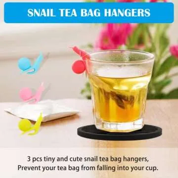 Coasters for Drinks, Silicone Coasters for Coffee Table 6 Set, Non-Slip, Heat Resistant Coasters Fit All Cups, for Bar, Wooden Table, Coffee Table Decor, Soft Coaster for Tabletope Protection (Black)