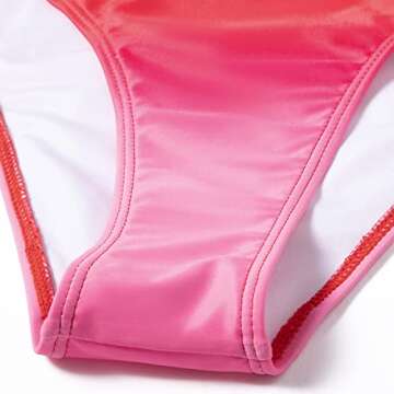 High Waisted Bikini Push Up Bandeau Swimsuit for Women