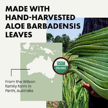 100% Aloe Vera Gel - Pure Aloe Vera Gel, Cooling & Soothing for Face and Skin - Organic Aloe Vera Gel for Sunburn Relief, Natural Hydrating Aloe Gel, Cold Pressed Aloe Vera Gel - Face Moisturizer