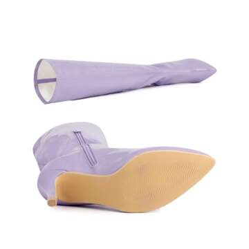 Allegra K Women's Stylish Thigh High Stiletto Boots