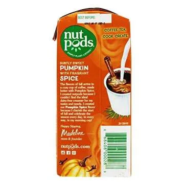Nutpods Vegan Pumpkin Spice Creamer - Dairy & Gluten Free