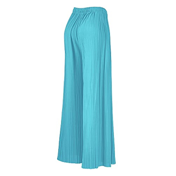 Made By Johnny Women's Pleated Wide Leg Palazzo Pants for Every Occasion