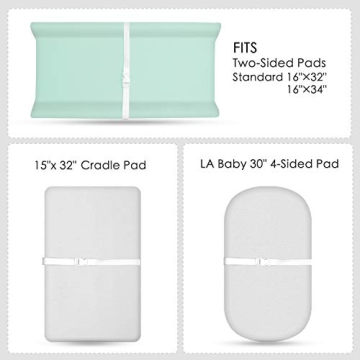 TILLYOU Changing Pad Cover Set - Soft & Stylish for Babies