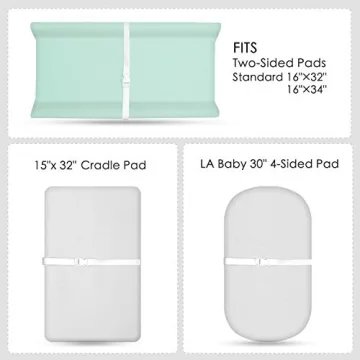 TILLYOU Changing Pad Cover Set - Soft & Stylish for Babies