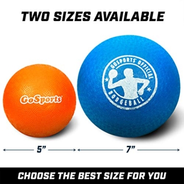 GoSports Inflatable Dodgeballs with Pump & Mesh Bag