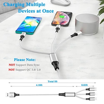 ONLYTANG Multi Charging Cable 3 in 1 Universal Charger