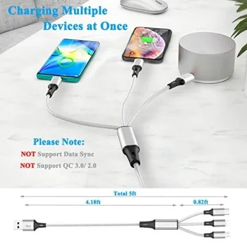 ONLYTANG Multi Charging Cable 3 in 1 Universal Charger