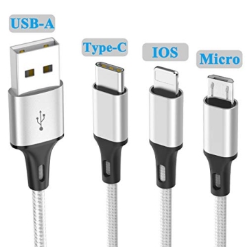ONLYTANG Multi Charging Cable 3 in 1 Universal Charger