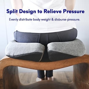 Cushion Lab Patented Pressure Relief Seat Cushion for Ultimate Comfort