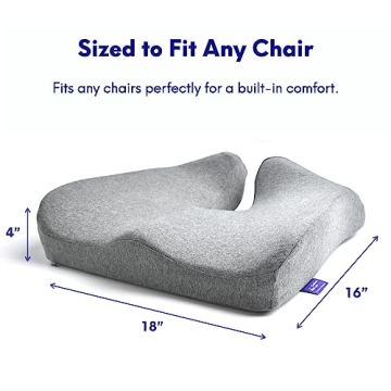 Cushion Lab Patented Pressure Relief Seat Cushion for Ultimate Comfort