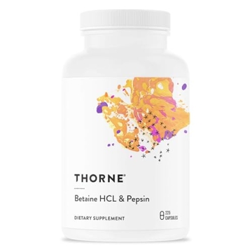 Thorne HCL Capsules for Protein Digestion - 225 Count