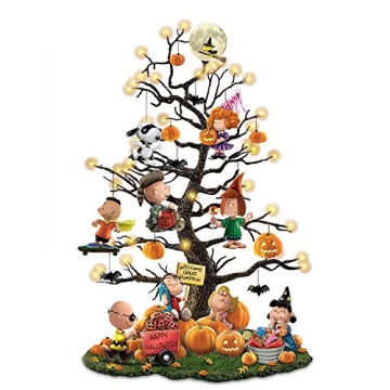 Peanuts It's The Great Pumpkin Illuminated Halloween Tabletop Tree