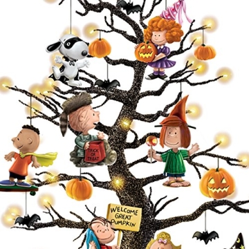 Peanuts Great Pumpkin Illuminated Halloween Tabletop Tree