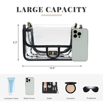 WOG2008 Clear Purse - Stylish & Durable Stadium Bag